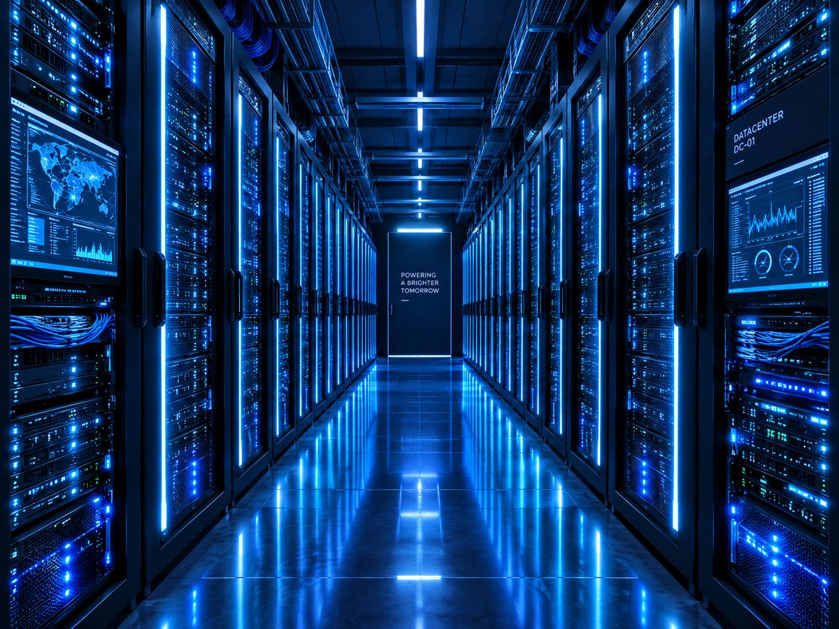 Corredor de datacenter da JSBR com servidores Dell